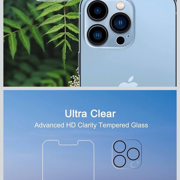 Ailun Tempered Glass Screen Protector with Lens Covers - Picture 2 of 6